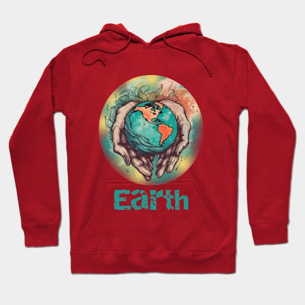April 22 Earth Day,Be the change,Preserving our planet. Hoodie by NOSTALGIA1'